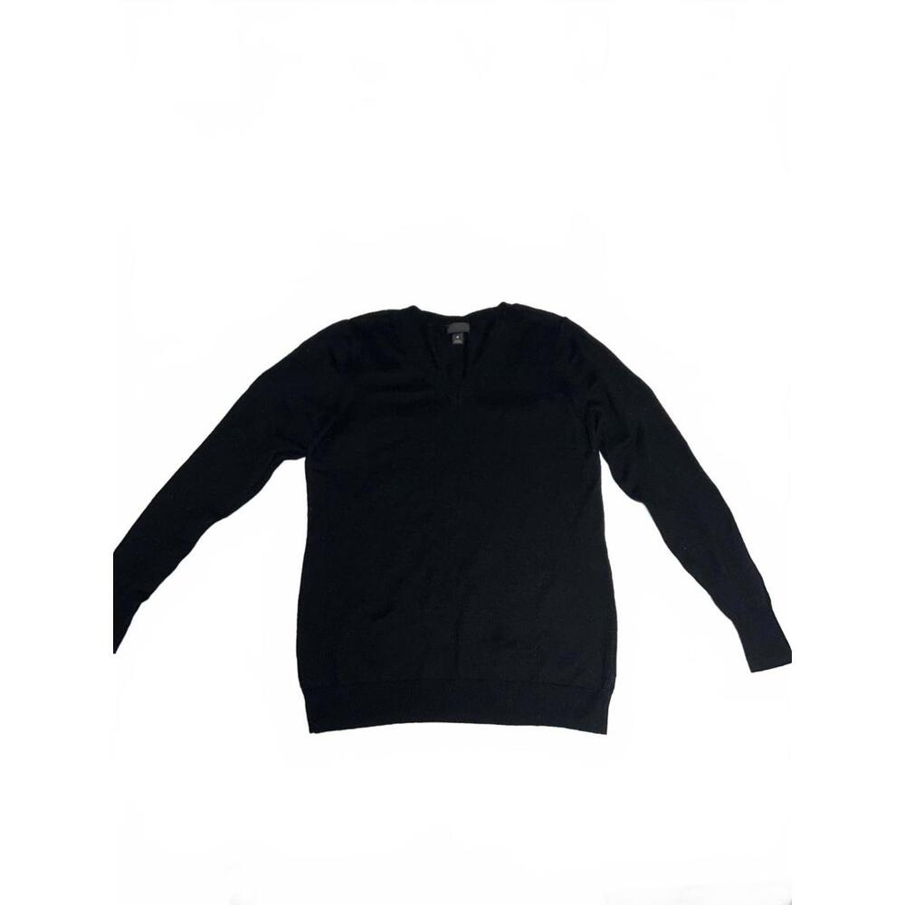 Worthington Black V-Neck Sweater, Size M
